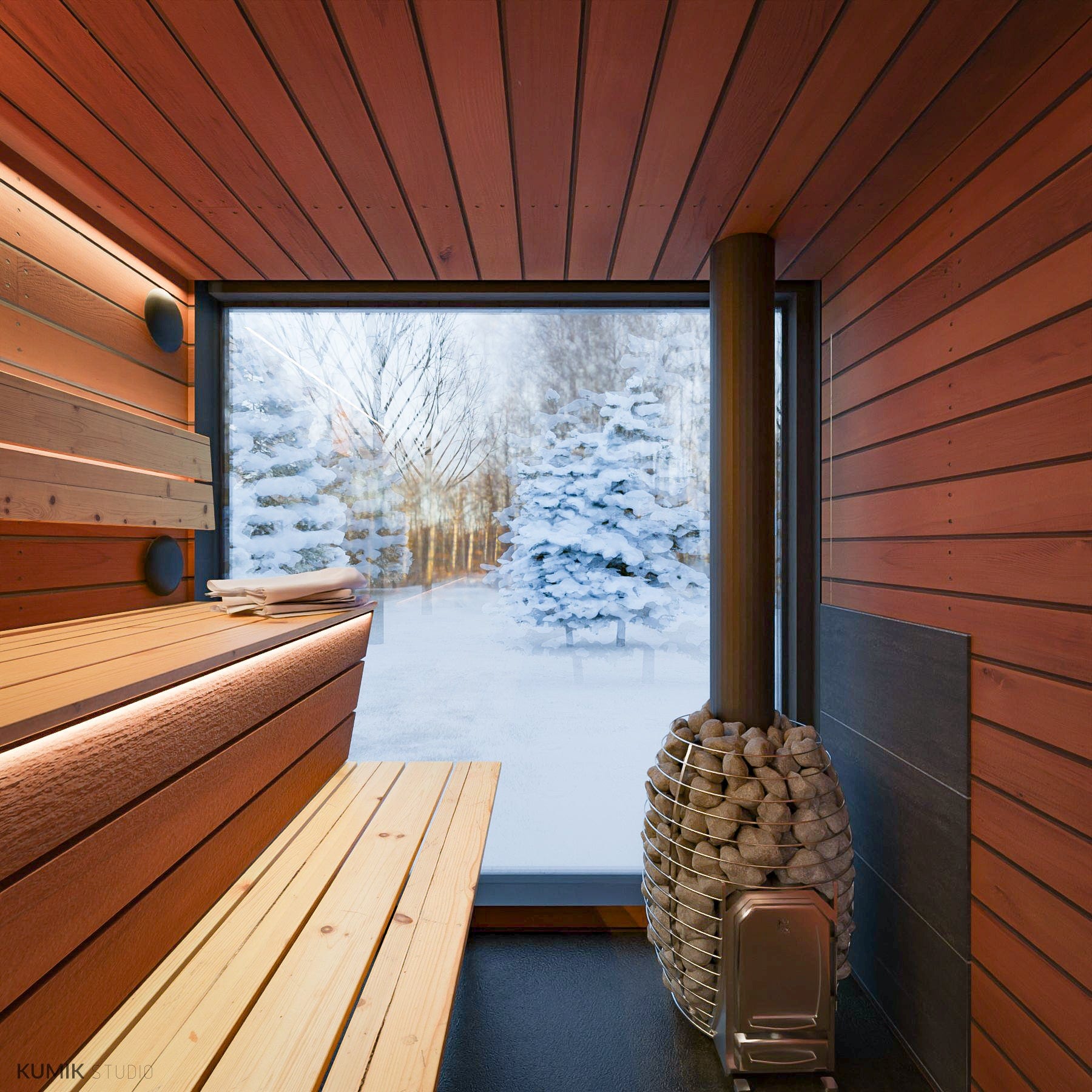 Skog outdoor garden sauna 7