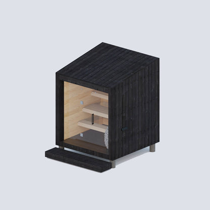 HomeMadeSauna outdoor garden sauna 1